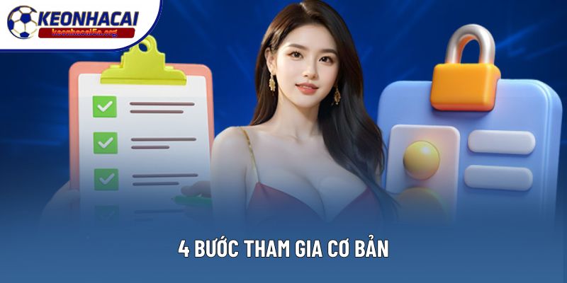 4 bước tham gia cơ bản